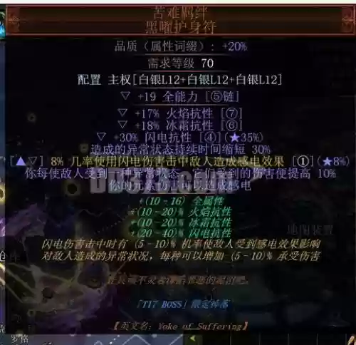流放之路图腾老头毕业装备插图1