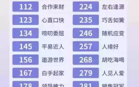 小众阵容码