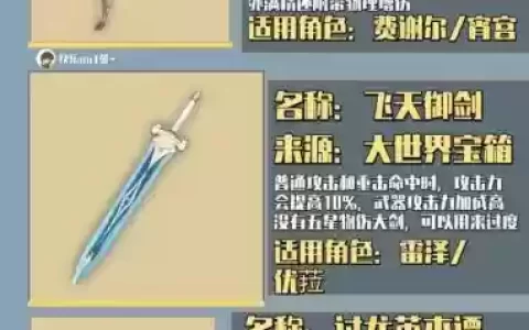 武器升级原则
