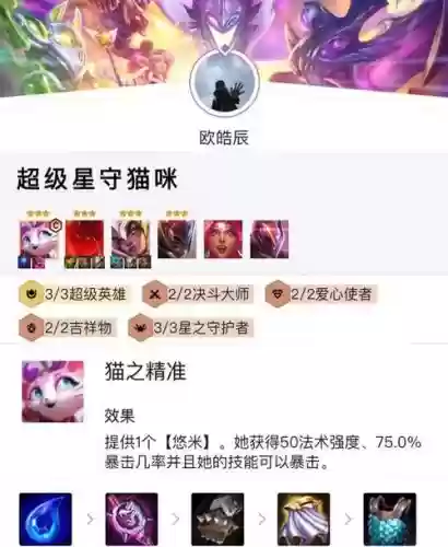 小猫最强阵容插图