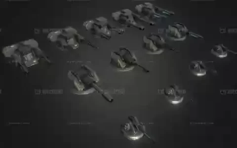炮塔模型td武器