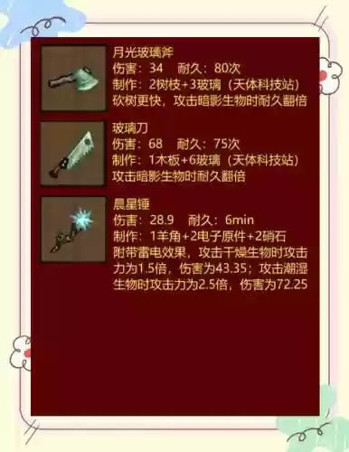 饥荒联机版武器新手插图1 饥荒联机版武器新手插图1