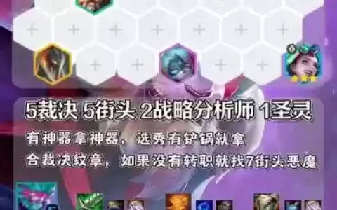 裁决森林阵容