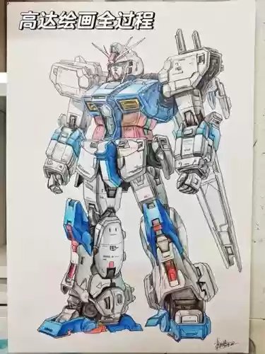 装备简单的高达插图