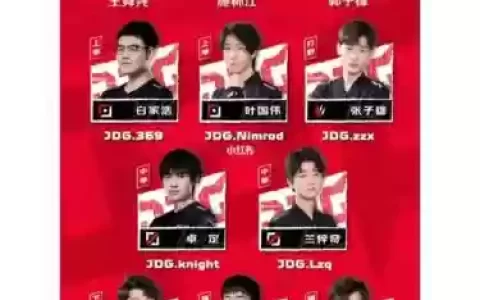 jdg完整阵容