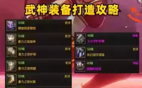 神武系统打造的装备吗