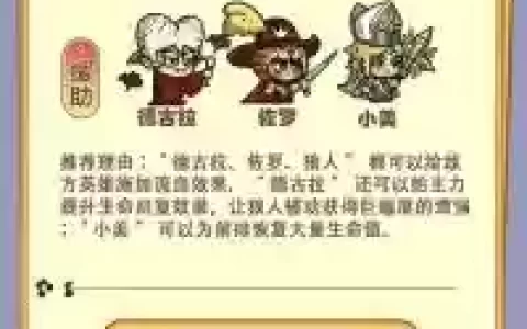 小美荒阵容