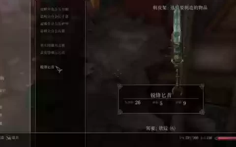 上古卷轴5武器隐形了