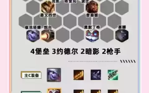 攻速阵容推荐
