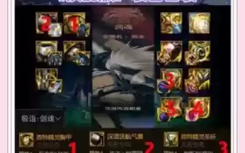 dnf90剑魂pk流装备
