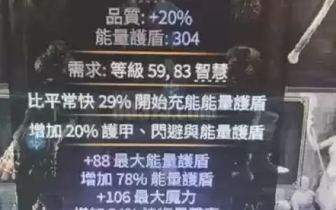 流放之路稀有装备没有固定词缀