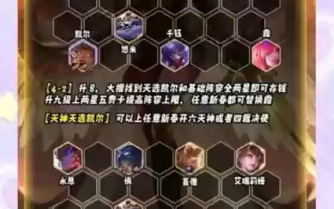 天使阵容恶魔阵容怎么搭配