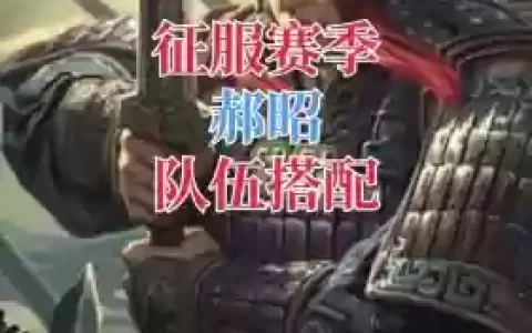 郝昭搭配阵容