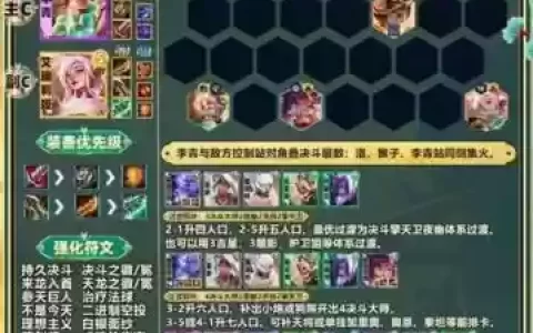 瞎子阵容搭配