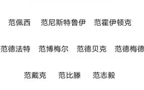 范家阵容