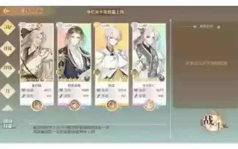 寻忆阵容