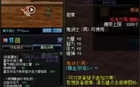 dnf红眼胸甲选什么技能