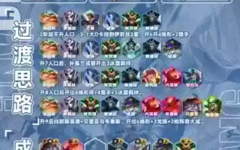 龙蛛阵容搭配