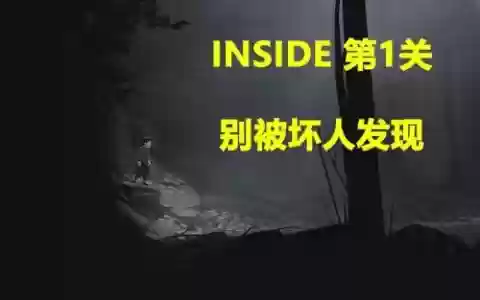 inside攻略第一关过关