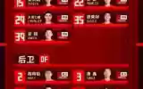 2023蓉城阵容