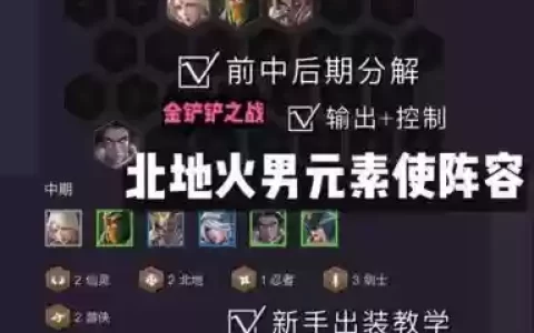 绝地战警2019阵容搭配