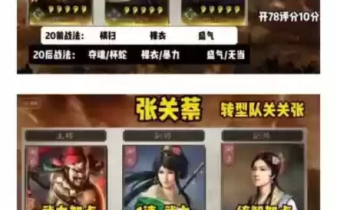 三国赛季代练开荒阵容搭配