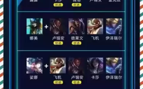 adc搭配阵容