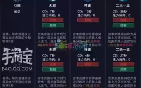 宫本武藏1技能介绍