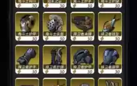 跨越星弧吉伦斯的装备