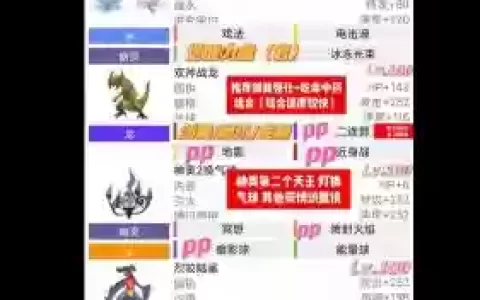 poke流阵容