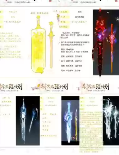 藏剑武器大全插图 藏剑武器大全插图