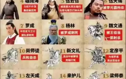 隋唐荣耀阵容