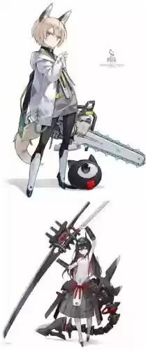 二次元持武器图片_1插图