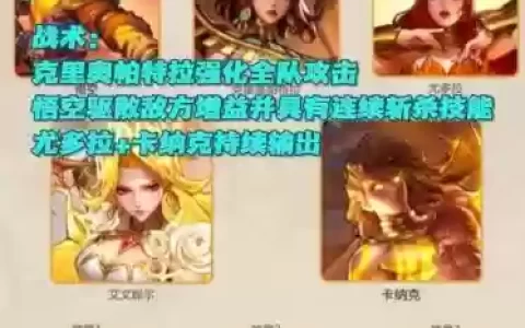 12本女武神阵容搭配推荐