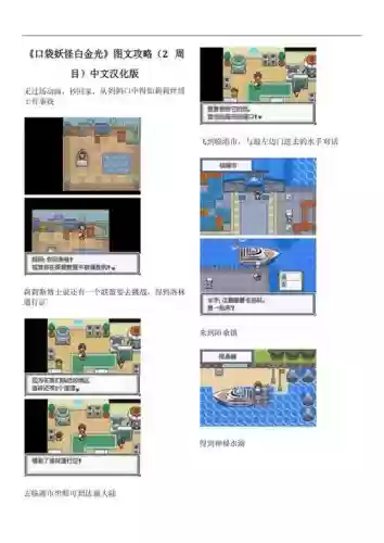 口袋怪兽白二周目攻略图文插图