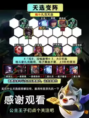 jcc所有阵容插图