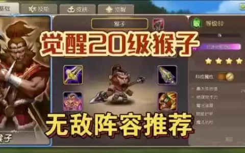 无敌猴子阵容