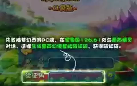 梦幻西游2微码登陆