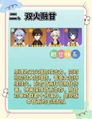 原神甘雨班尼特搭配阵容_1插图1 原神甘雨班尼特搭配阵容_1插图1