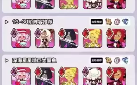 摸鱼饼干搭配阵容