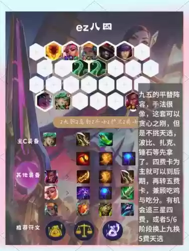 殿堂局最强阵容搭配插图1 殿堂局最强阵容搭配插图1