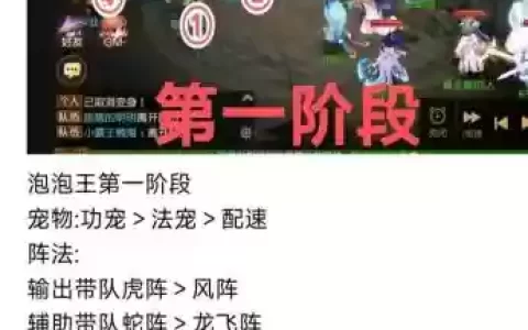 梦幻西游手游泡泡王鬼功