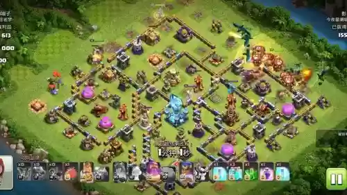 部落冲突三星布防阵容搭配插图1