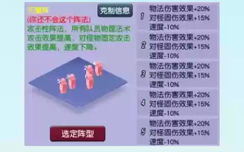 梦幻西游有几个阵法_1