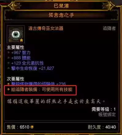 暗黑猎魔人随从带什么武器插图 暗黑猎魔人随从带什么武器插图