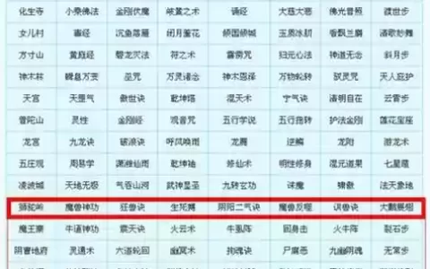 梦幻西游2无底洞门派技能介绍