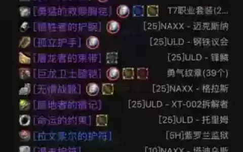 tbc防骑毕业装备6
