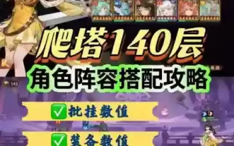 140阵容怎么搭配