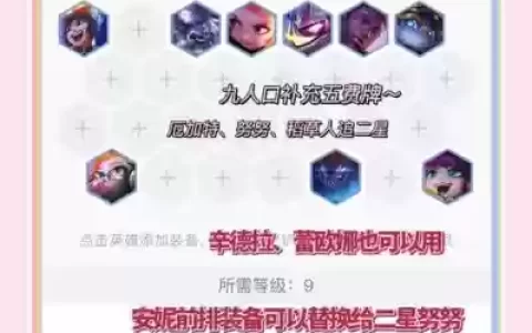 天才玩家阵容搭配_1