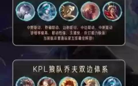 kpl赵云阵容搭配_1